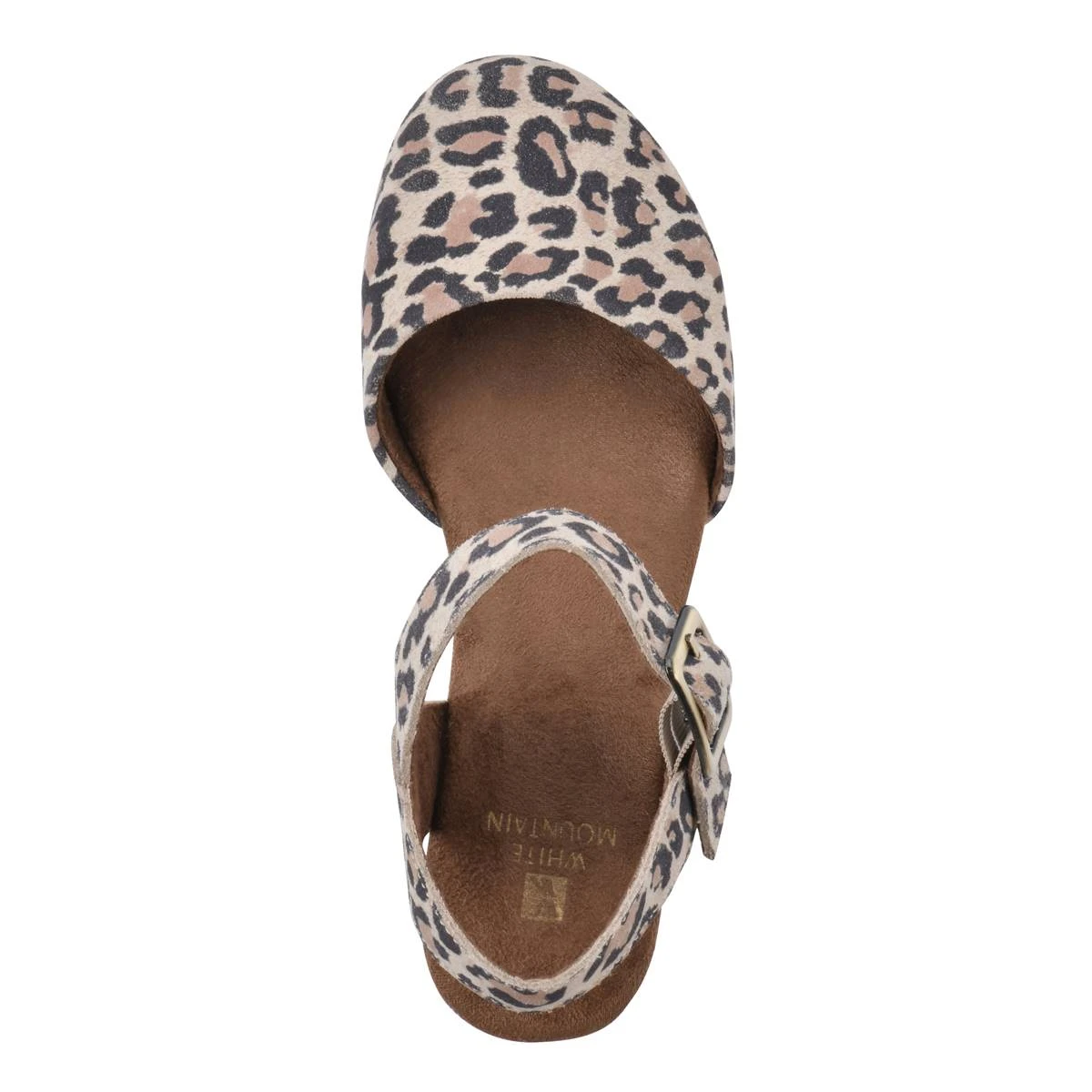 distinctive fashion Clogs & Mules Womens White Mountain Casey Leopard Heeled Clogs-,$34.69