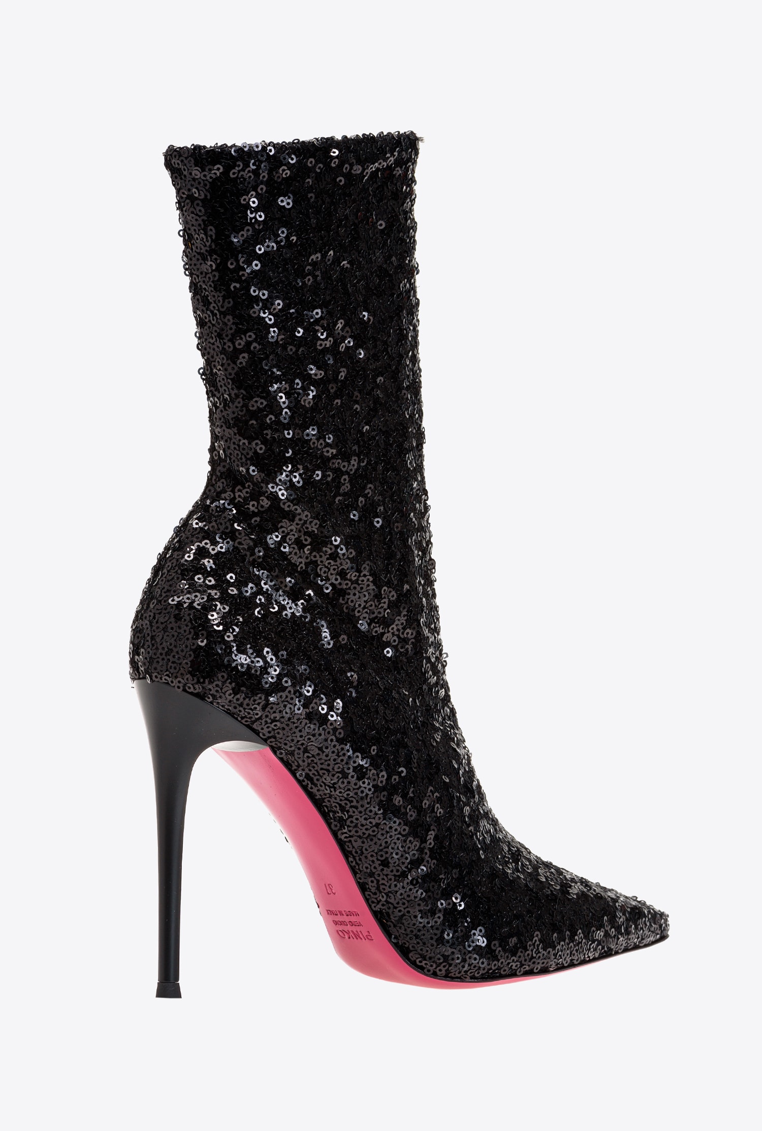 distinctive fashion Fully sequinned ankle boots-,$32.30