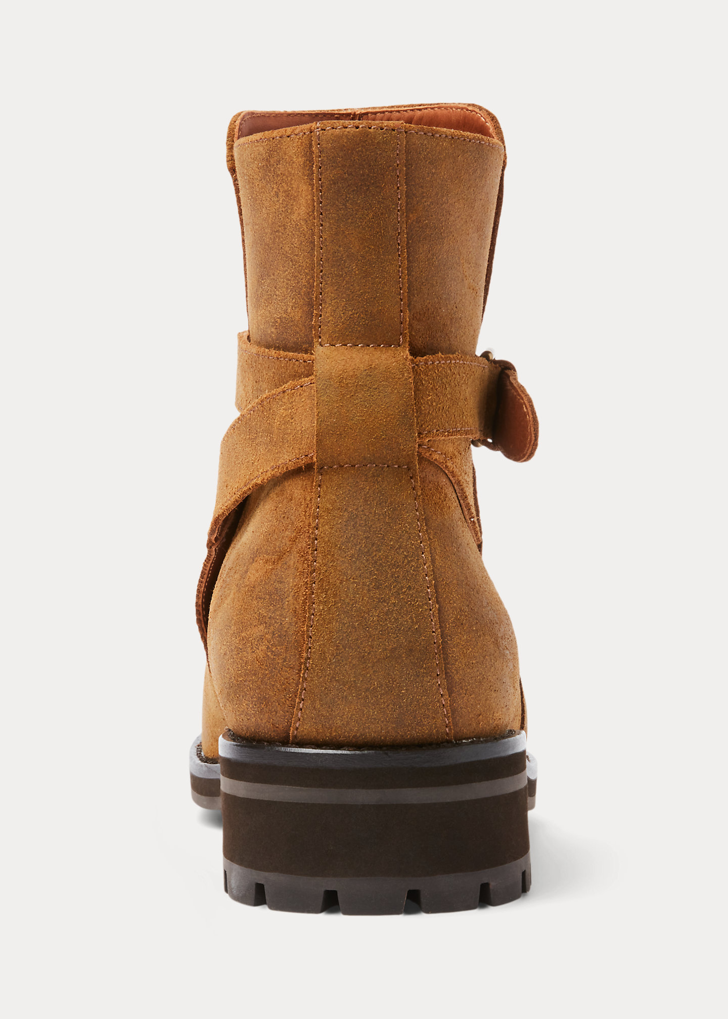 distinctive fashion Bryson Waxed Suede Buckled Boot-,$24.50