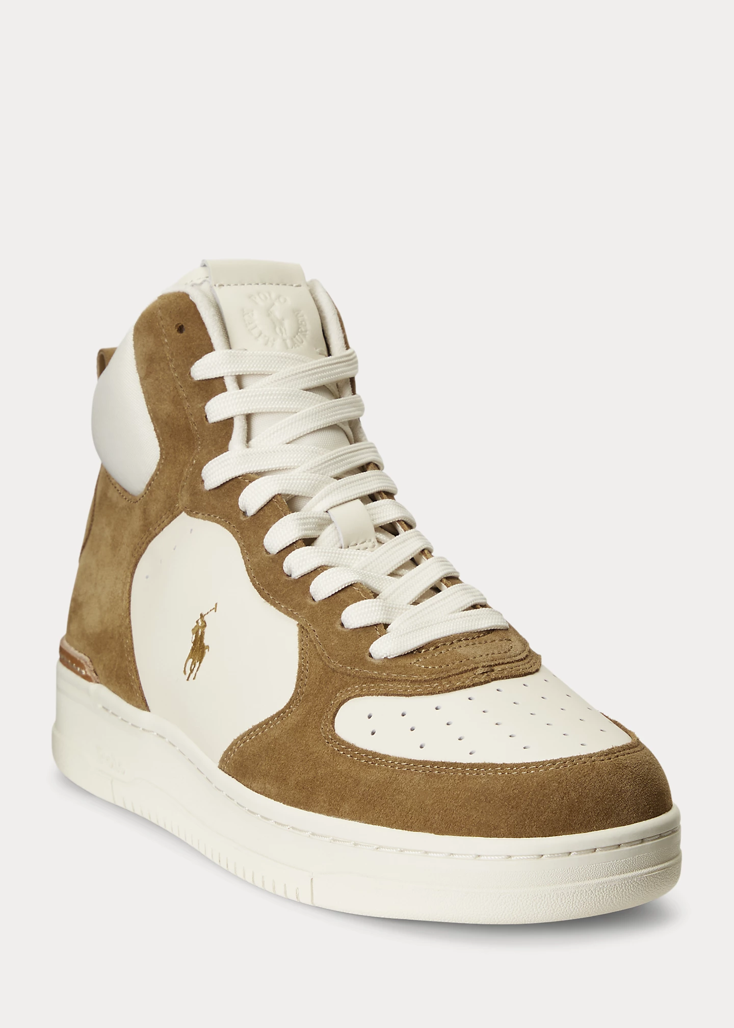 distinctive fashion Masters Mid Leather-Suede Sneaker-,$16.50
