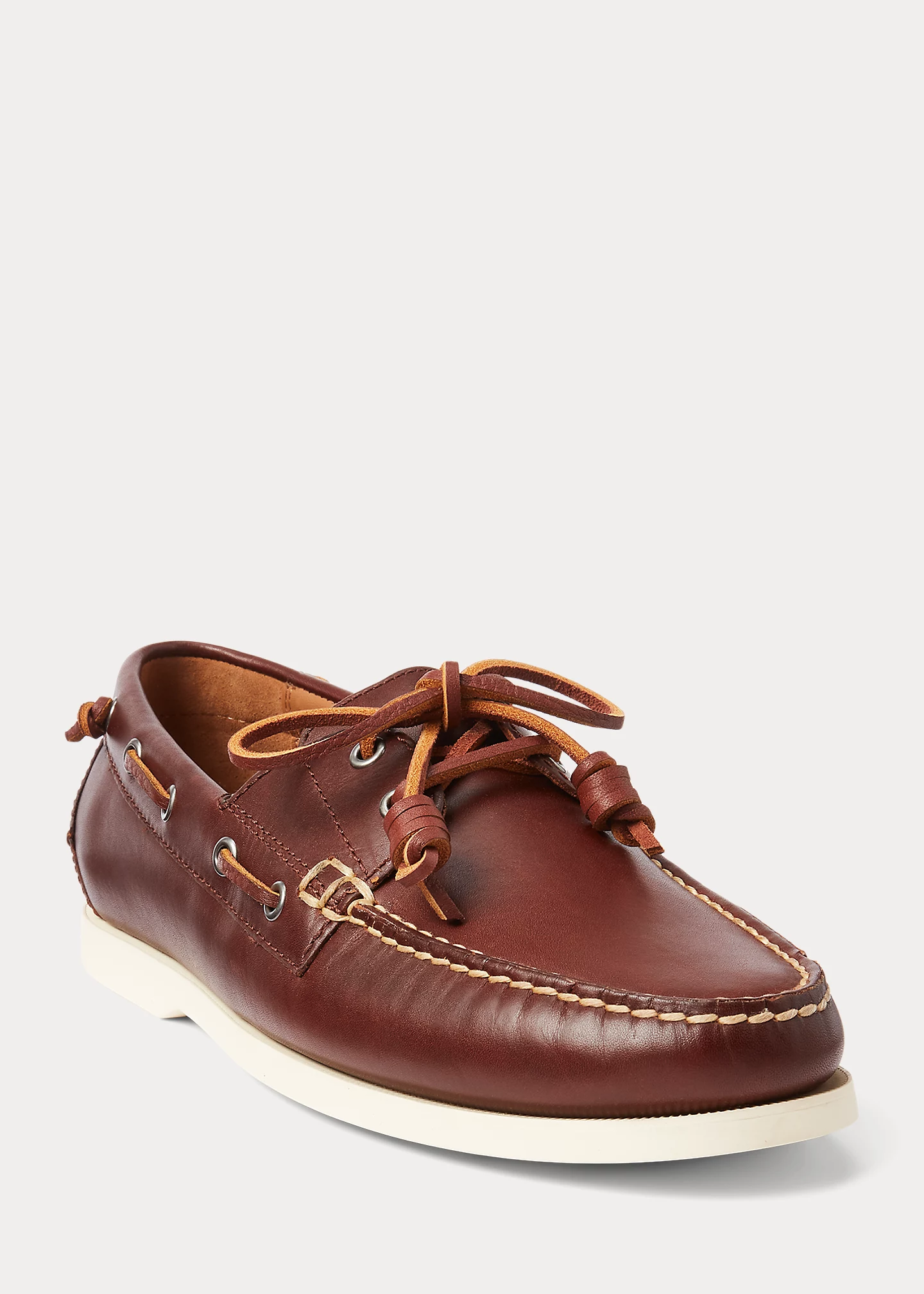 distinctive fashion Merton Leather Boat Shoe-,$13.50