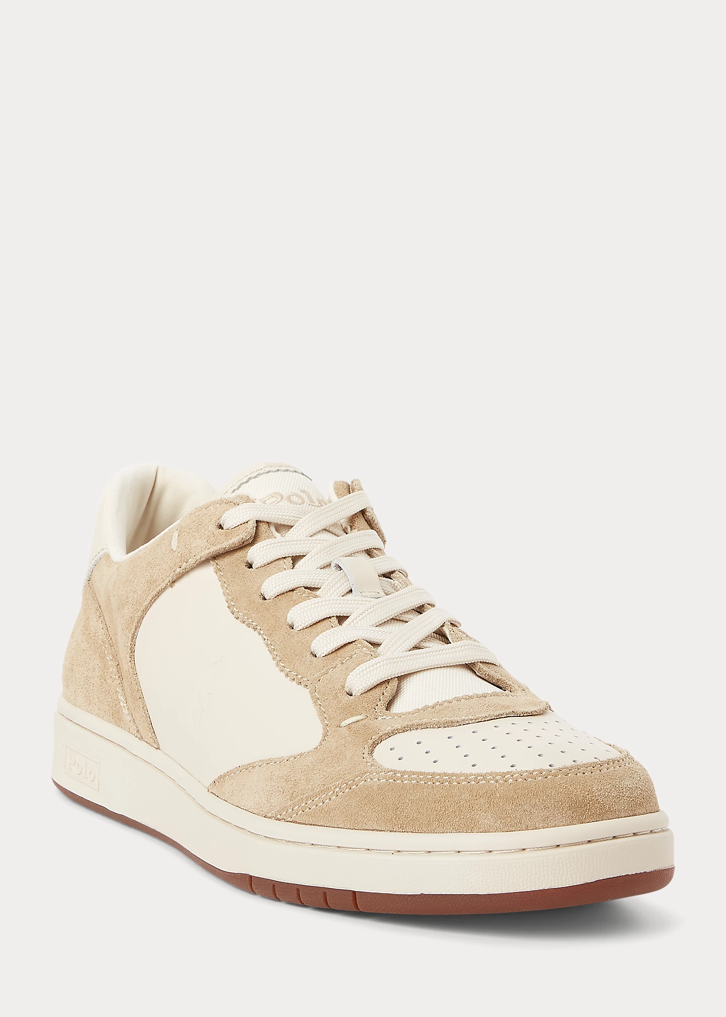 distinctive fashion Court Leather-Suede Sneaker-,$14.50