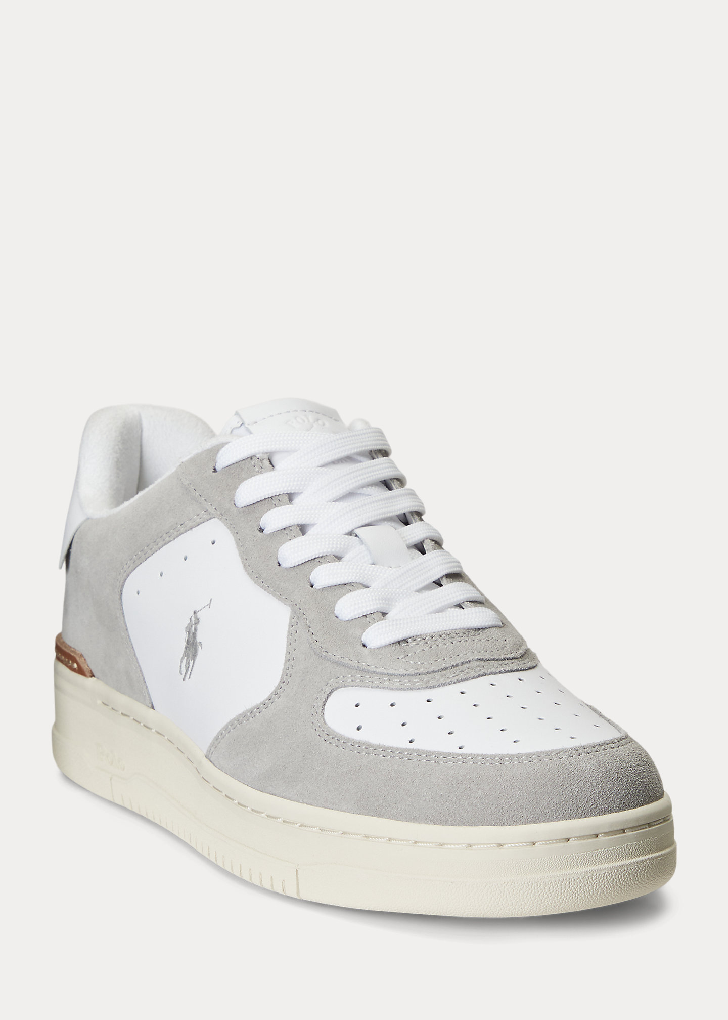 distinctive fashion Masters Court Leather-Suede Sneaker-,$14.50